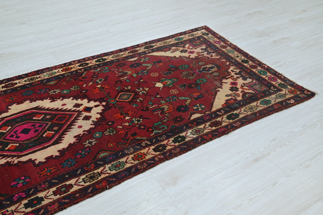 red Runner rug 3' 3" x 9' 8"