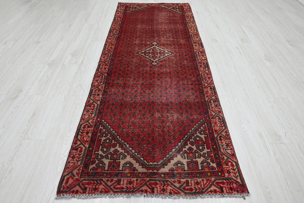 red Runner rug 3' 3" x 9' 8"