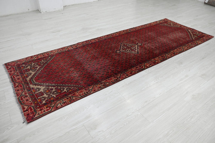 red Runner rug 3' 3" x 9' 8"