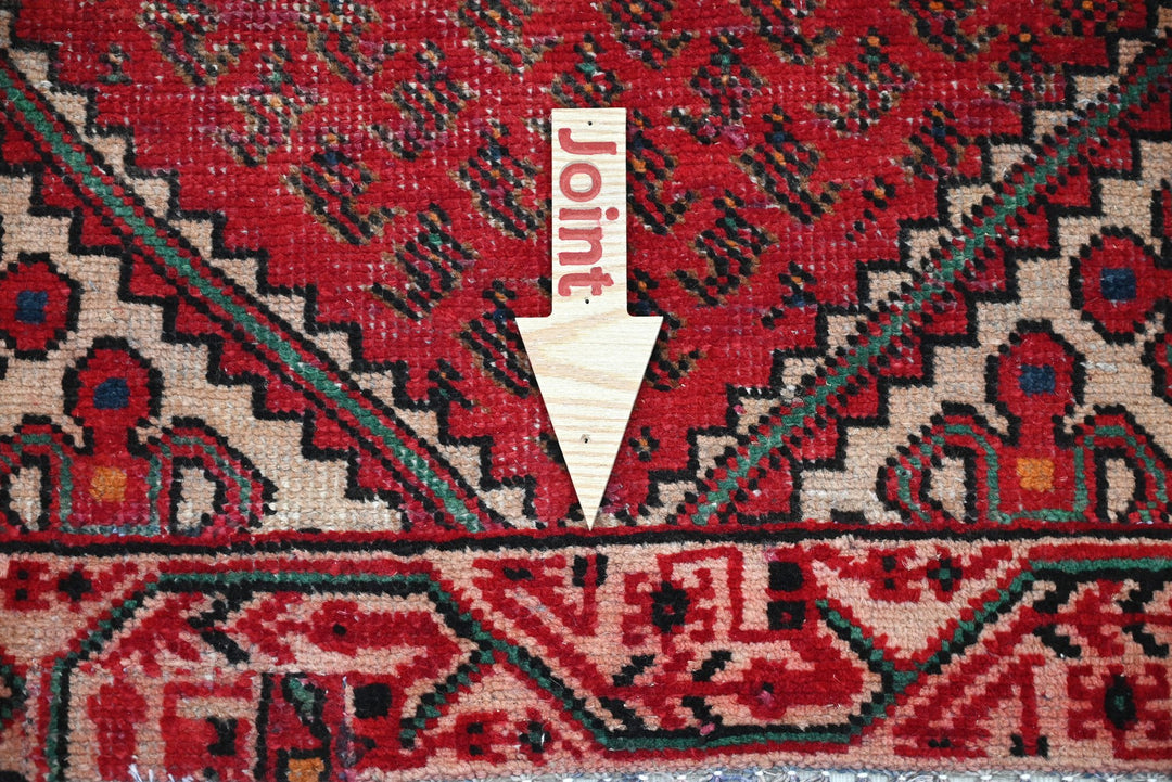 red Runner rug 3' 3" x 9' 8"