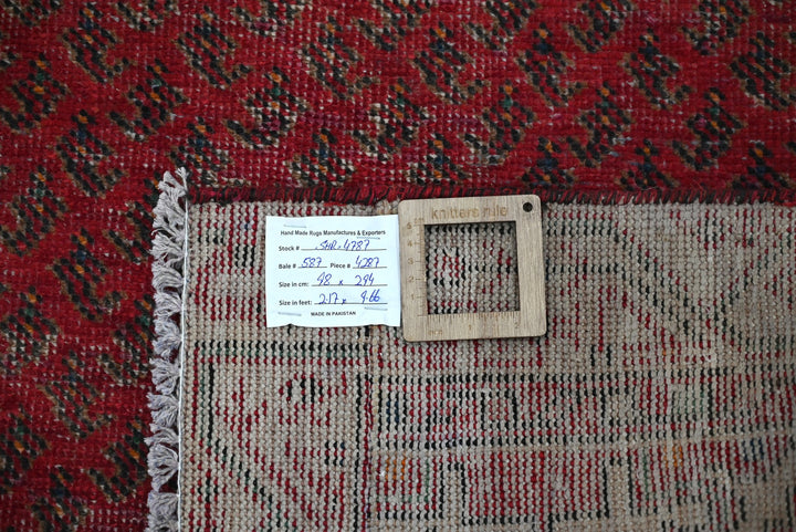 red Runner rug 3' 3" x 9' 8"
