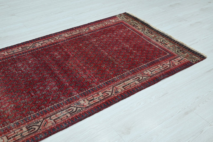 red Runner rug 3' 4" x 10' 0"