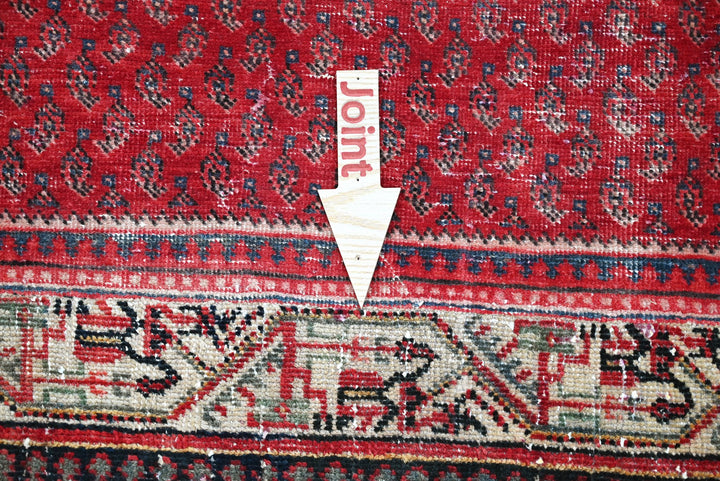 red Runner rug 3' 4" x 10' 0"