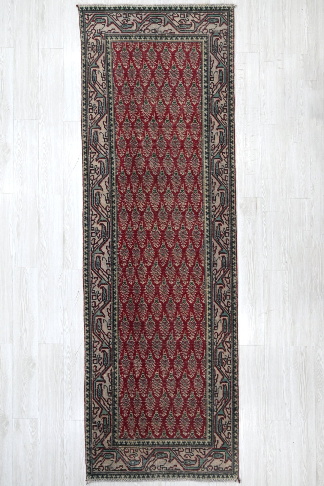 red Runner rug 3' 1" x 9' 6"