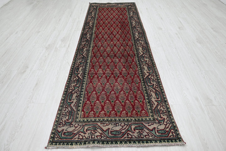 red Runner rug 3' 1" x 9' 6"