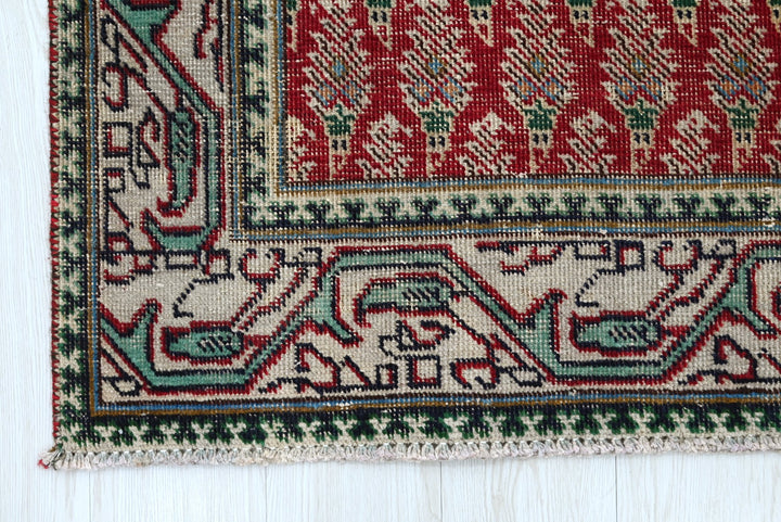 red Runner rug 3' 1" x 9' 6"