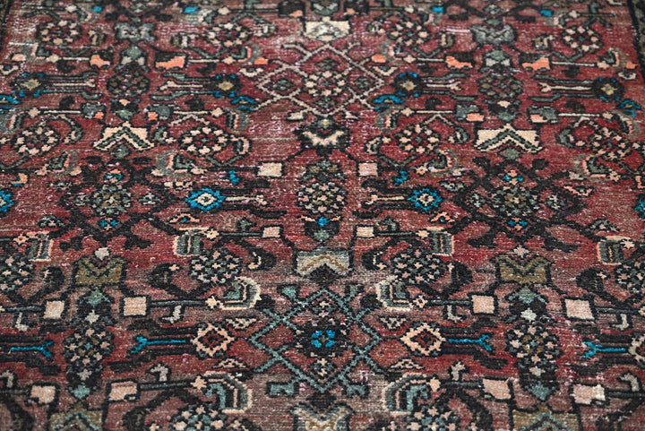 brown Runner rug 3' 4" x 9' 4"