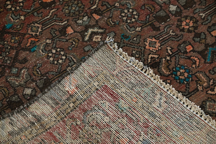 brown Runner rug 3' 4" x 9' 4"