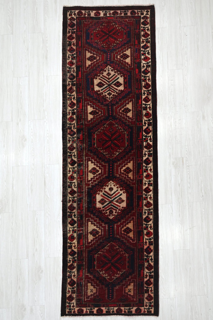 red Runner rug 3' 0" x 10' 3"