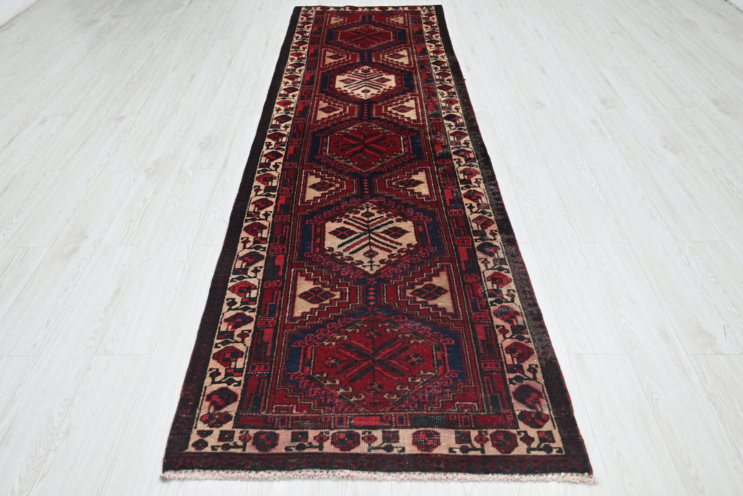 red Runner rug 3' 0" x 10' 3"