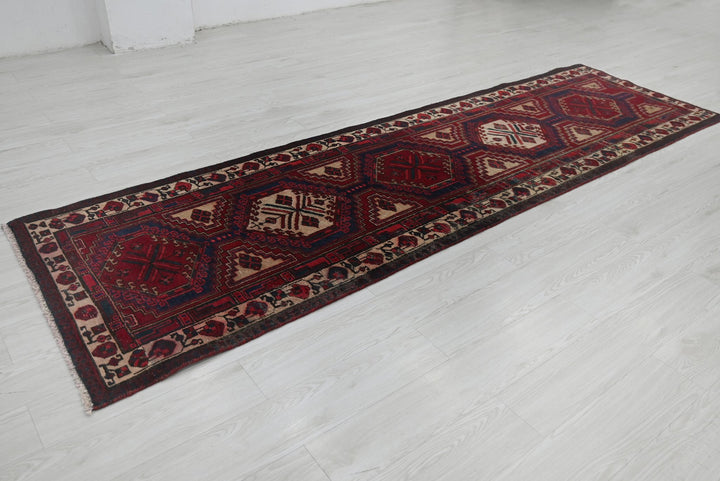 red Runner rug 3' 0" x 10' 3"