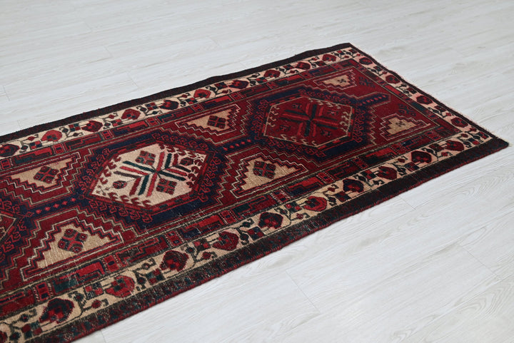 red Runner rug 3' 0" x 10' 3"