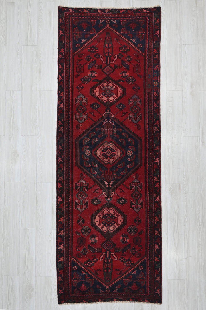 red Runner rug 3' 2" x 9' 5"