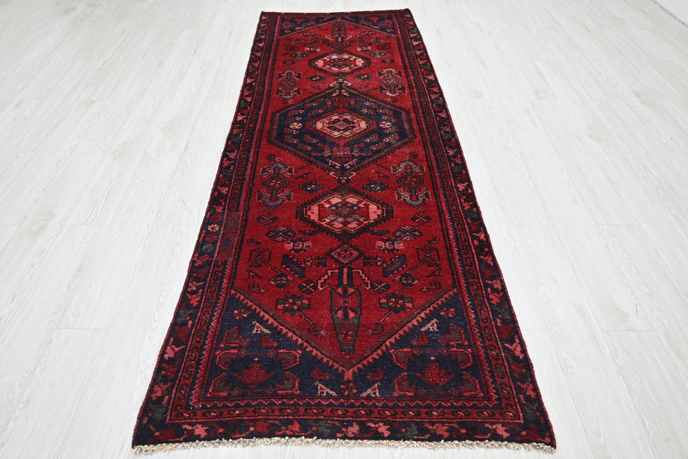 red Runner rug 3' 2" x 9' 5"