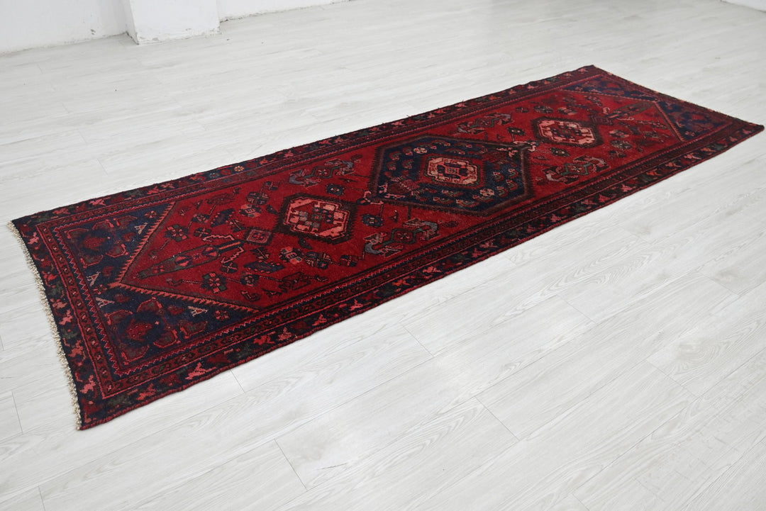 red Runner rug 3' 2" x 9' 5"