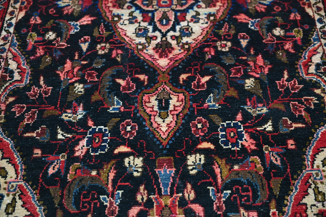 black Runner rug 3' 1" x 12' 2"