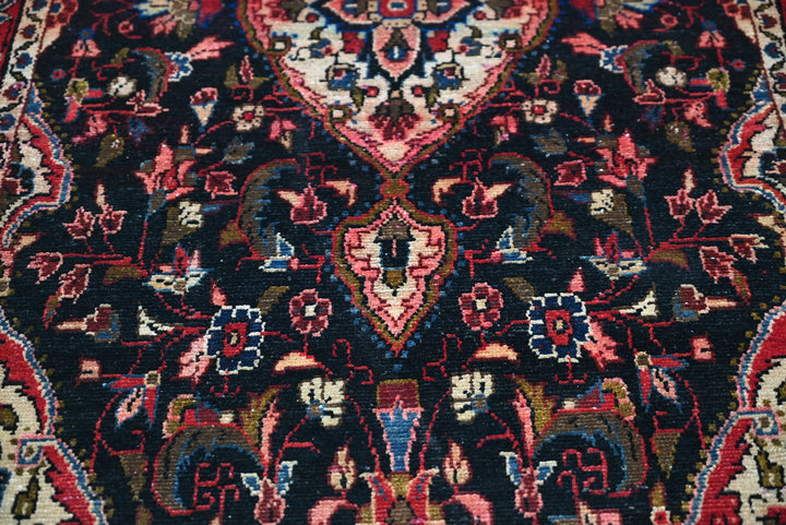 black Runner rug 3' 1" x 12' 2"