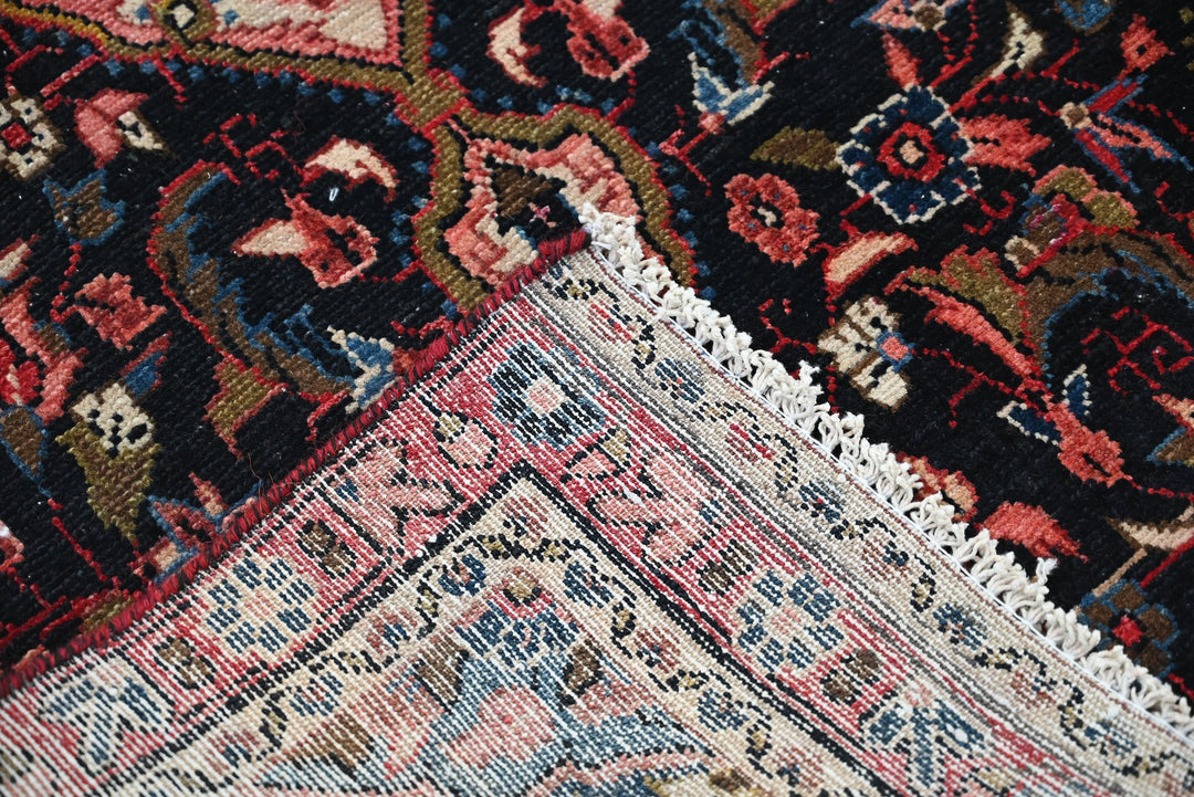 black Runner rug 3' 1" x 12' 2"