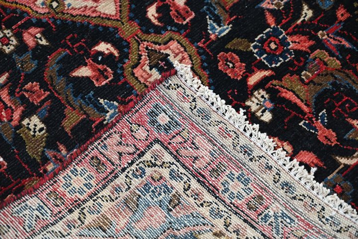 black Runner rug 3' 1" x 12' 2"