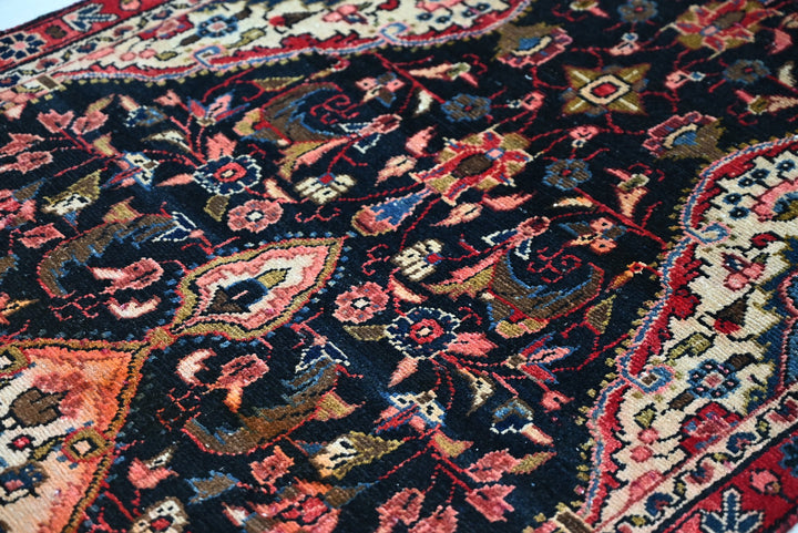 black Runner rug 3' 1" x 12' 2"