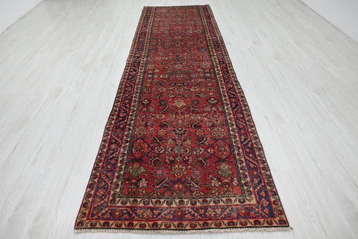 red Runner rug 3' 6" x 12' 4"