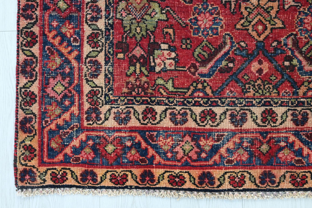 red Runner rug 3' 6" x 12' 4"