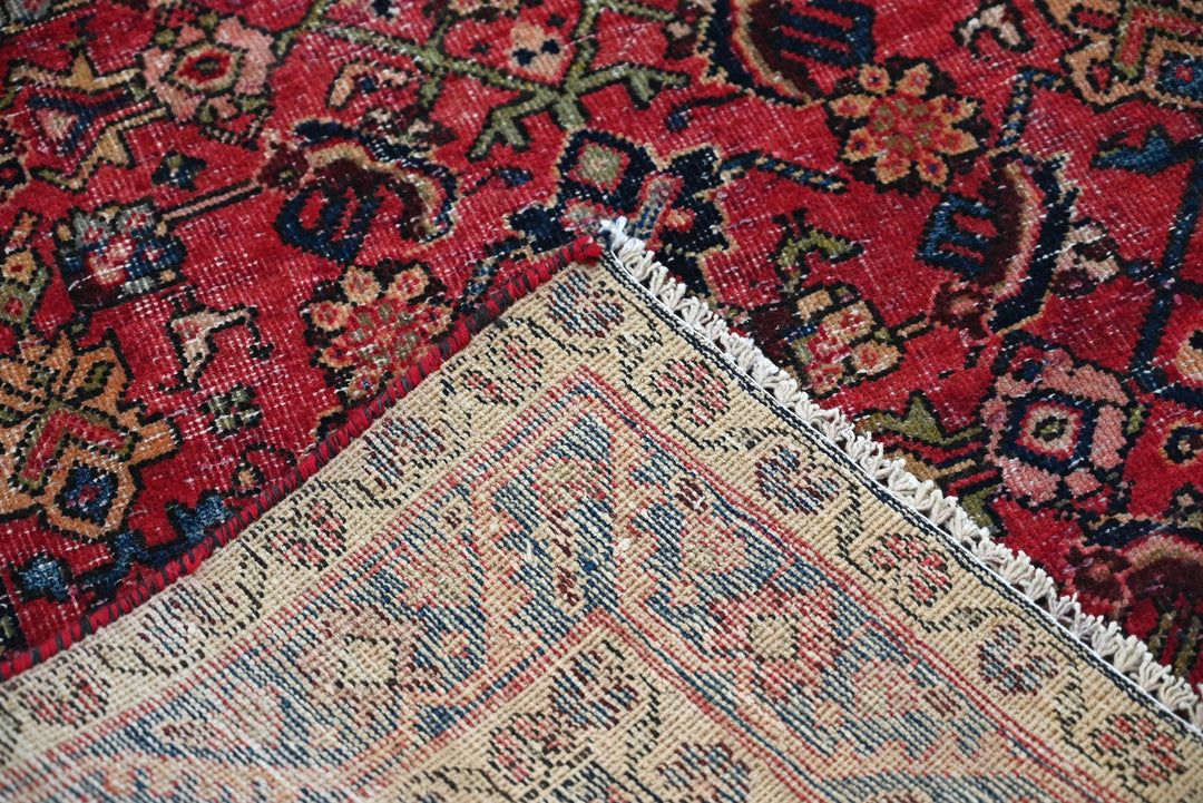 red Runner rug 3' 6" x 12' 4"