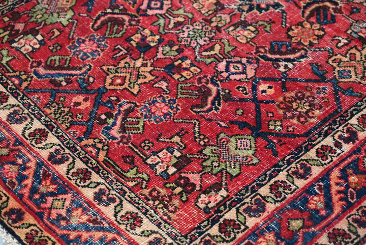 red Runner rug 3' 6" x 12' 4"