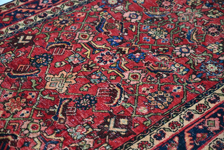 red Runner rug 3' 6" x 12' 4"