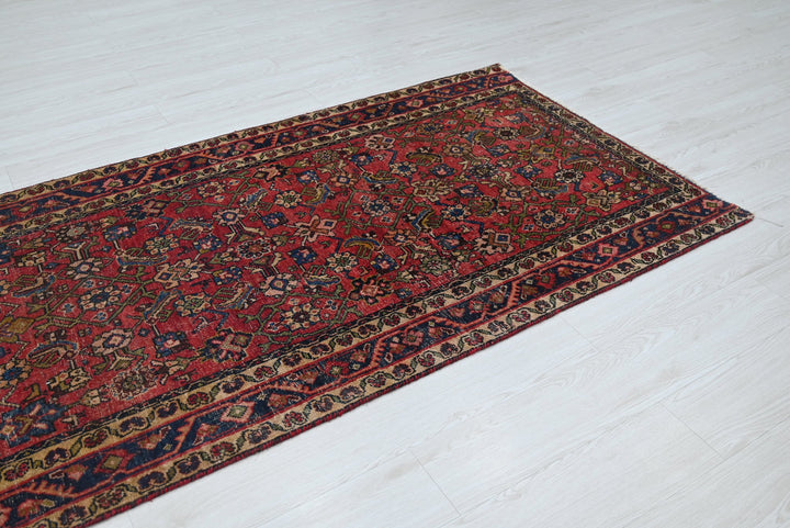 red Runner rug 3' 6" x 12' 4"