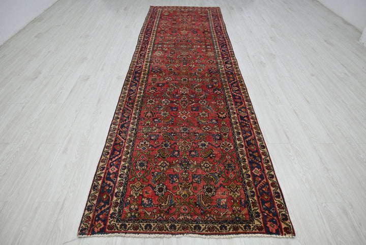 red Runner rug 3' 6" x 12' 4"
