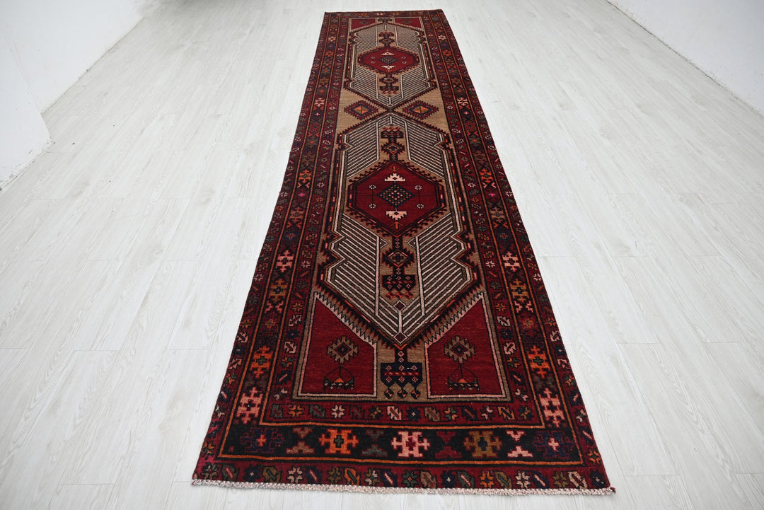 red Runner rug 3' 7" x 14' 8"