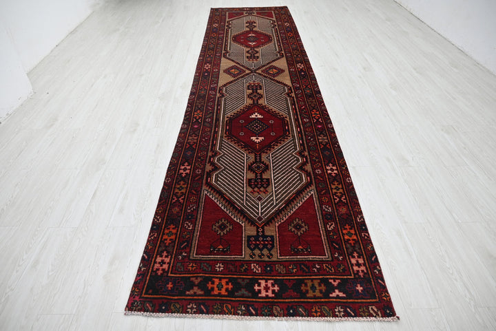 red Runner rug 3' 7" x 14' 8"