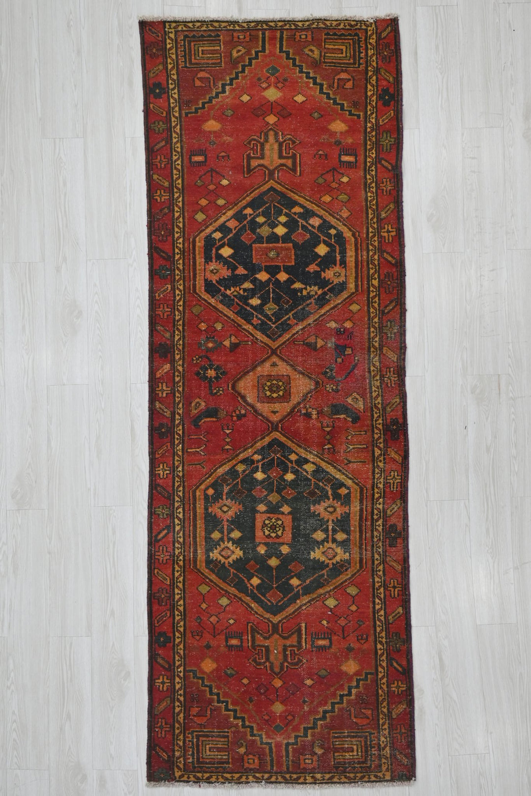 red Runner rug 3' 1" x 9' 0"