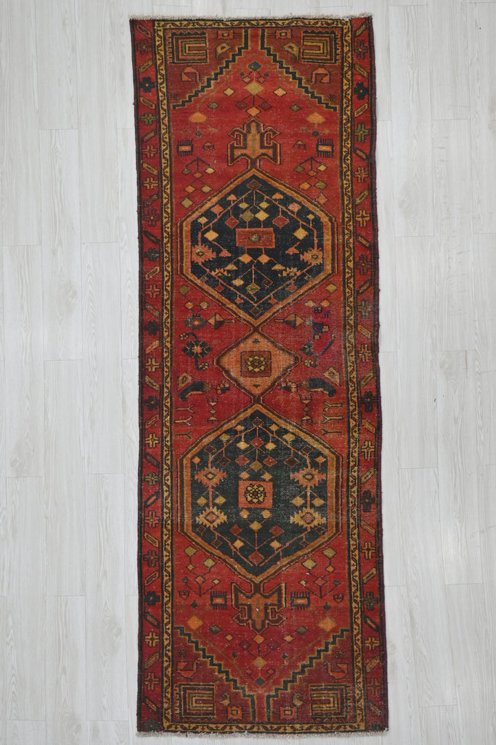 red Runner rug 3' 1" x 9' 0"