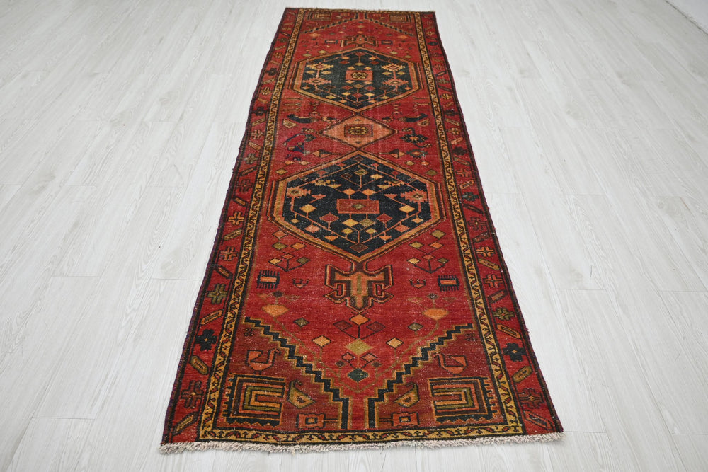 red Runner rug 3' 1" x 9' 0"
