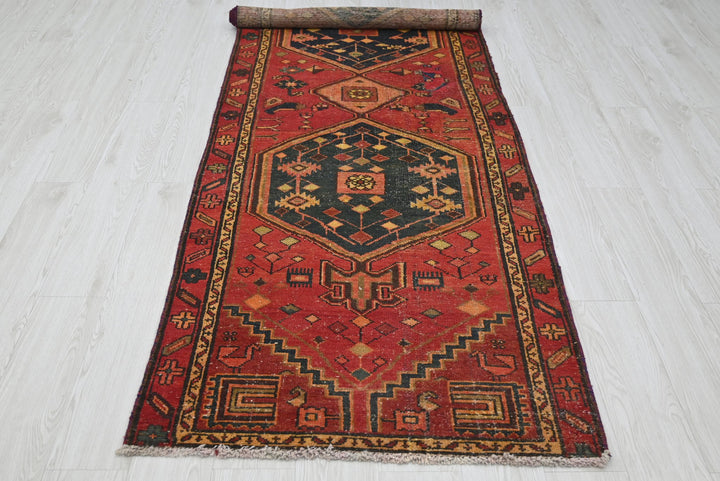 red Runner rug 3' 1" x 9' 0"