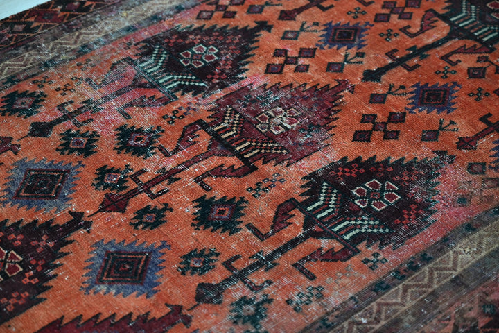 orange Runner rug 3' 4" x 8' 11"