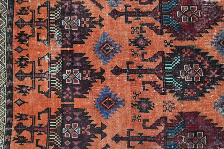 orange Runner rug 3' 4" x 8' 11"