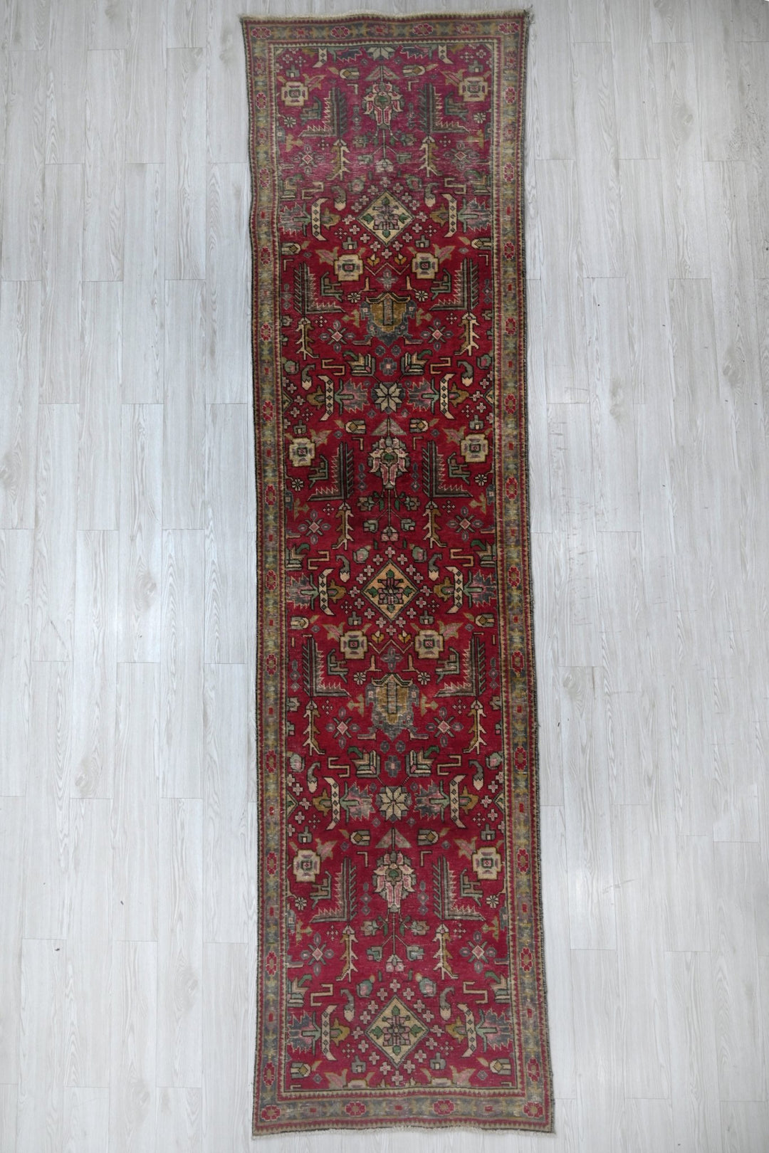 red Runner rug 3' 1" x 12' 8"