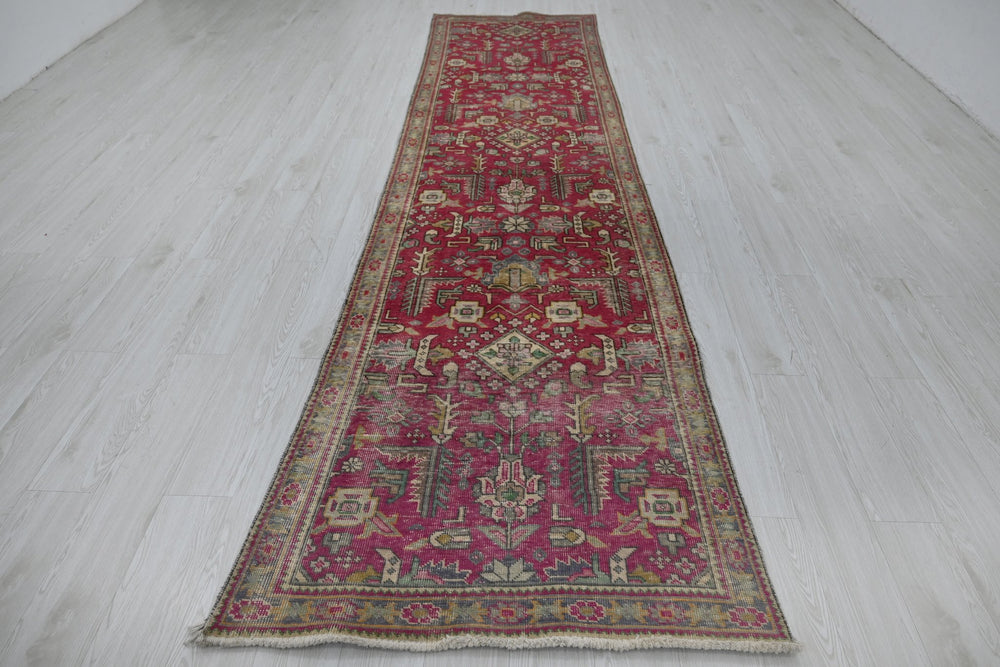 red Runner rug 3' 1" x 12' 8"