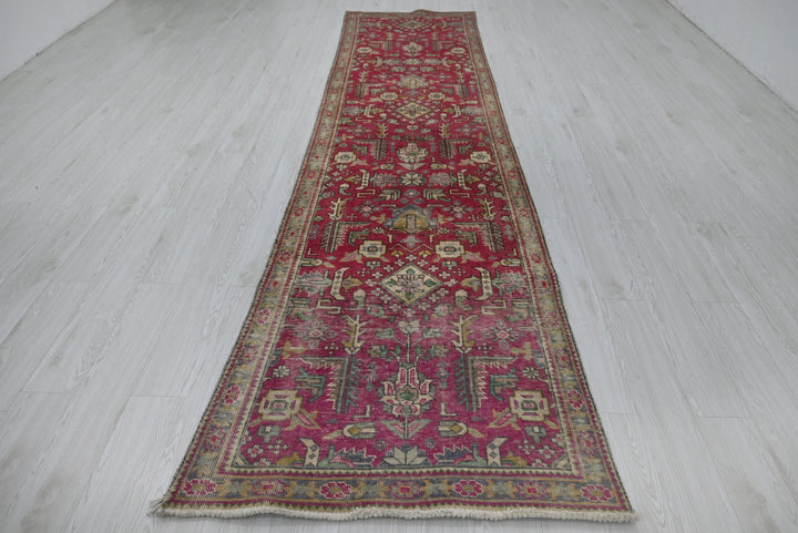 red Runner rug 3' 1" x 12' 8"