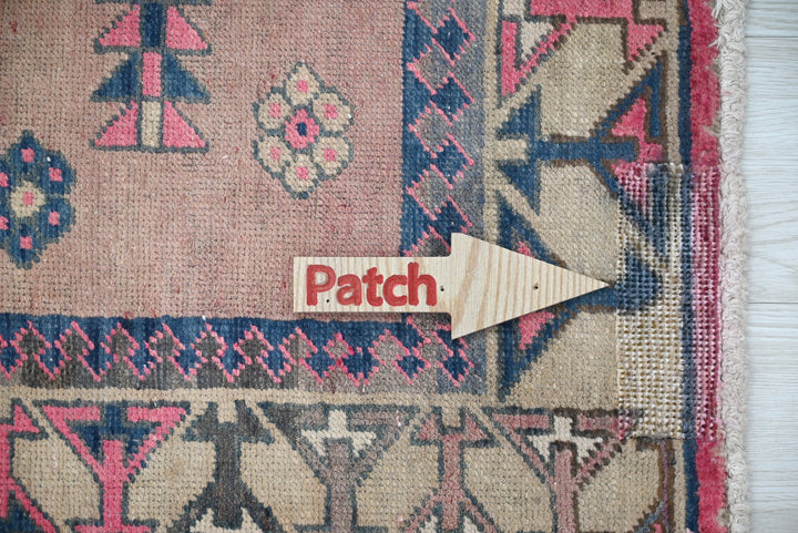 brown Runner rug 3' 3" x 9' 10"