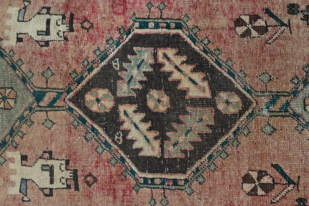 brown Runner rug 2' 7" x 9' 8"