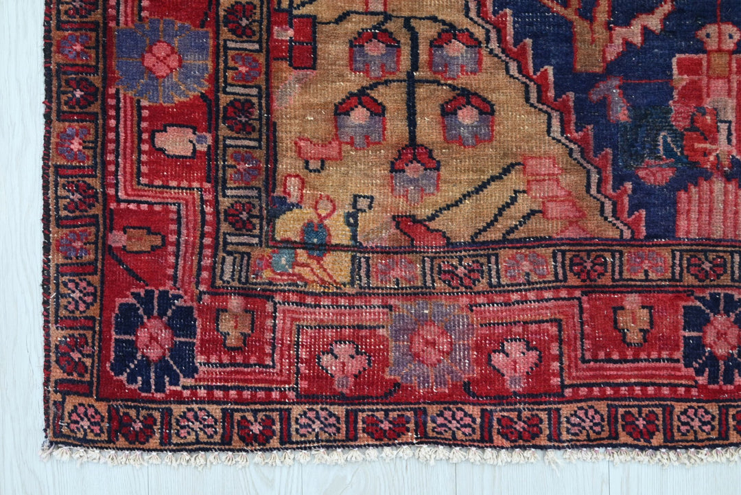 blue Medium rug 4' 3" x 6' 9"