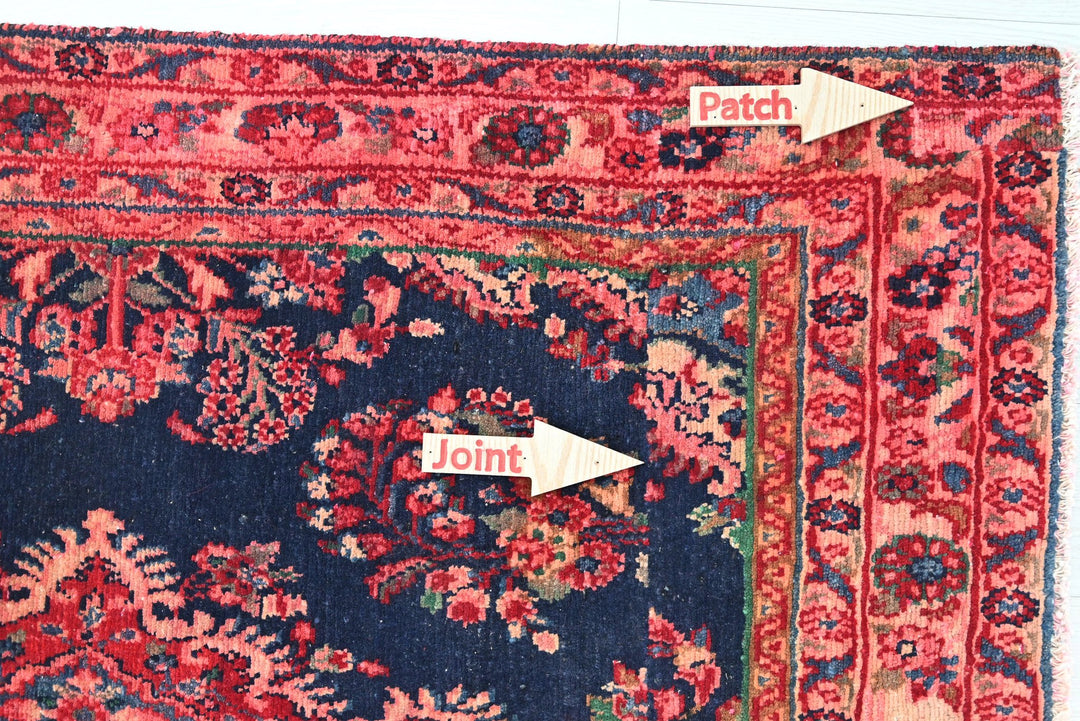 blue Accent rug 3' 7" x 5' 9"