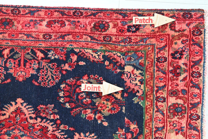 blue Accent rug 3' 7" x 5' 9"