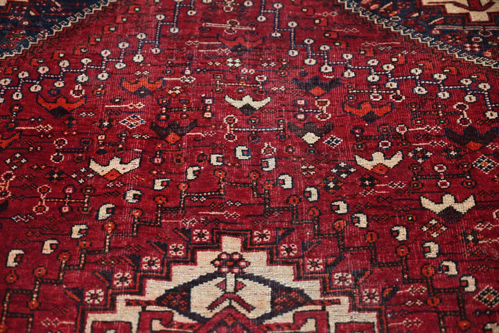 red Medium rug 5' 6" x 7' 8"
