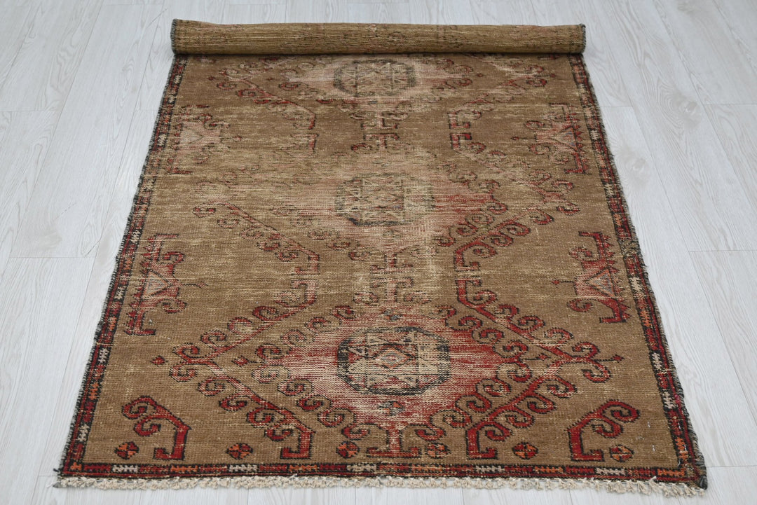 brown Accent rug 3' 1" x 5' 6"
