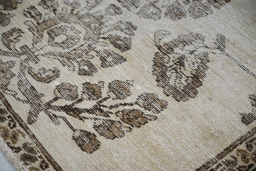 brown Accent rug 4' 0" x 5' 11"